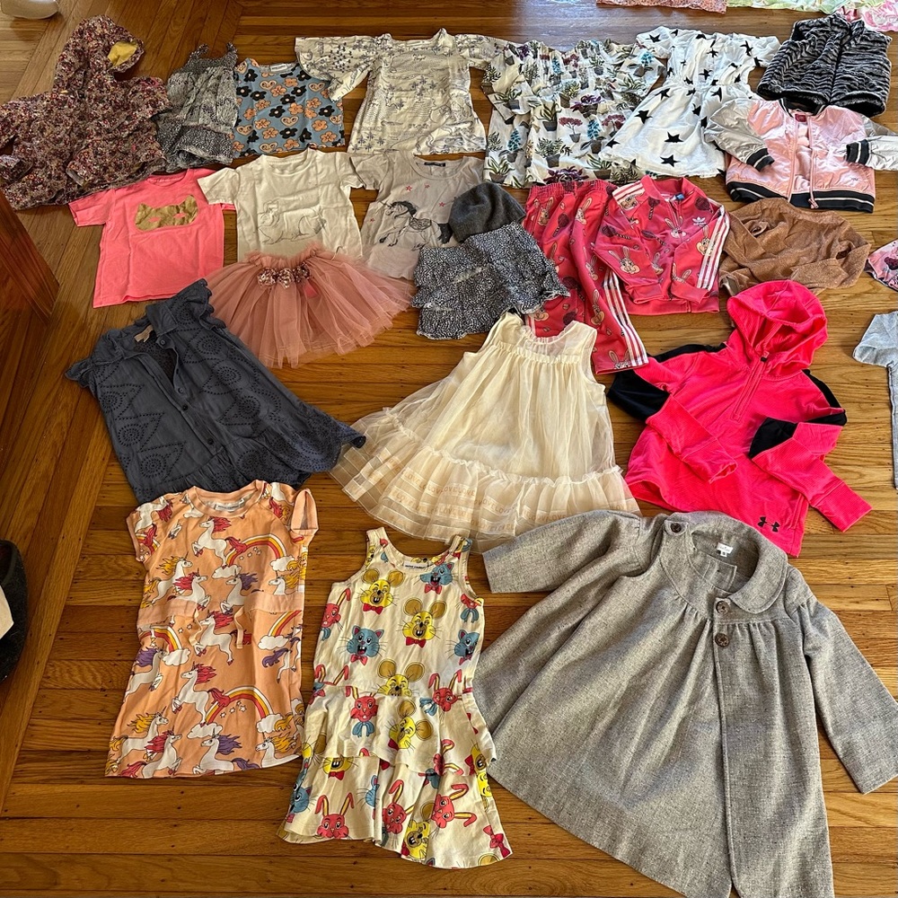 Girls Size 4-6 Bundle (24 pieces) Mini Rodini, Catimin, Oilily, Atsuyo Et Akiko…